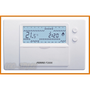 Termostat regulator temperatury tygodniowy F2006 FERRO elektroniczny