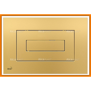 Przycisk spłukujący WC M475 AlcaPLAST Złoty DELFIN