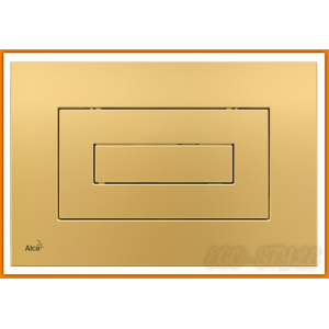 Przycisk spłukujący WC M475 AlcaPLAST Złoty DELFIN